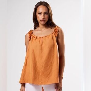 Amour Vert NWT Cor Cor Sierra Tank Amber Gold Top XS